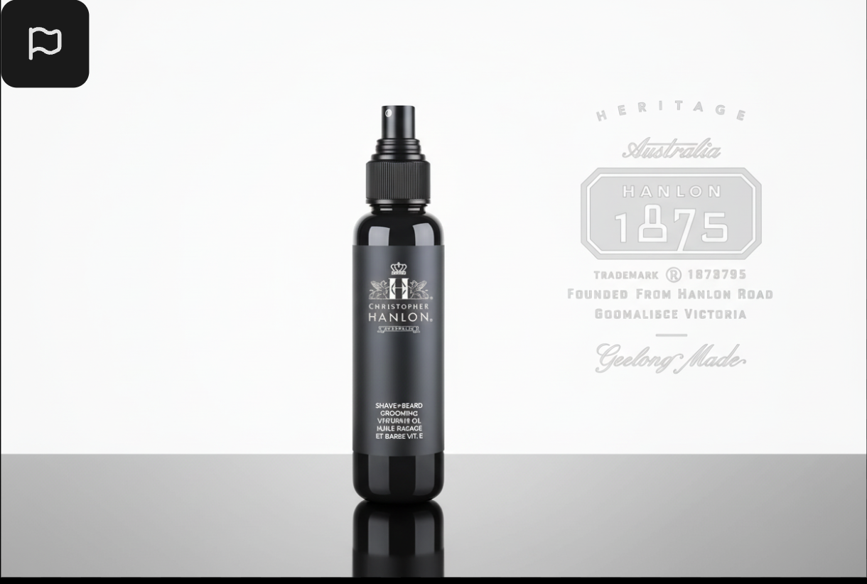 Christopher Hanlon Pre-Shave Treatment + Beard Conditioner - Gold + Mint