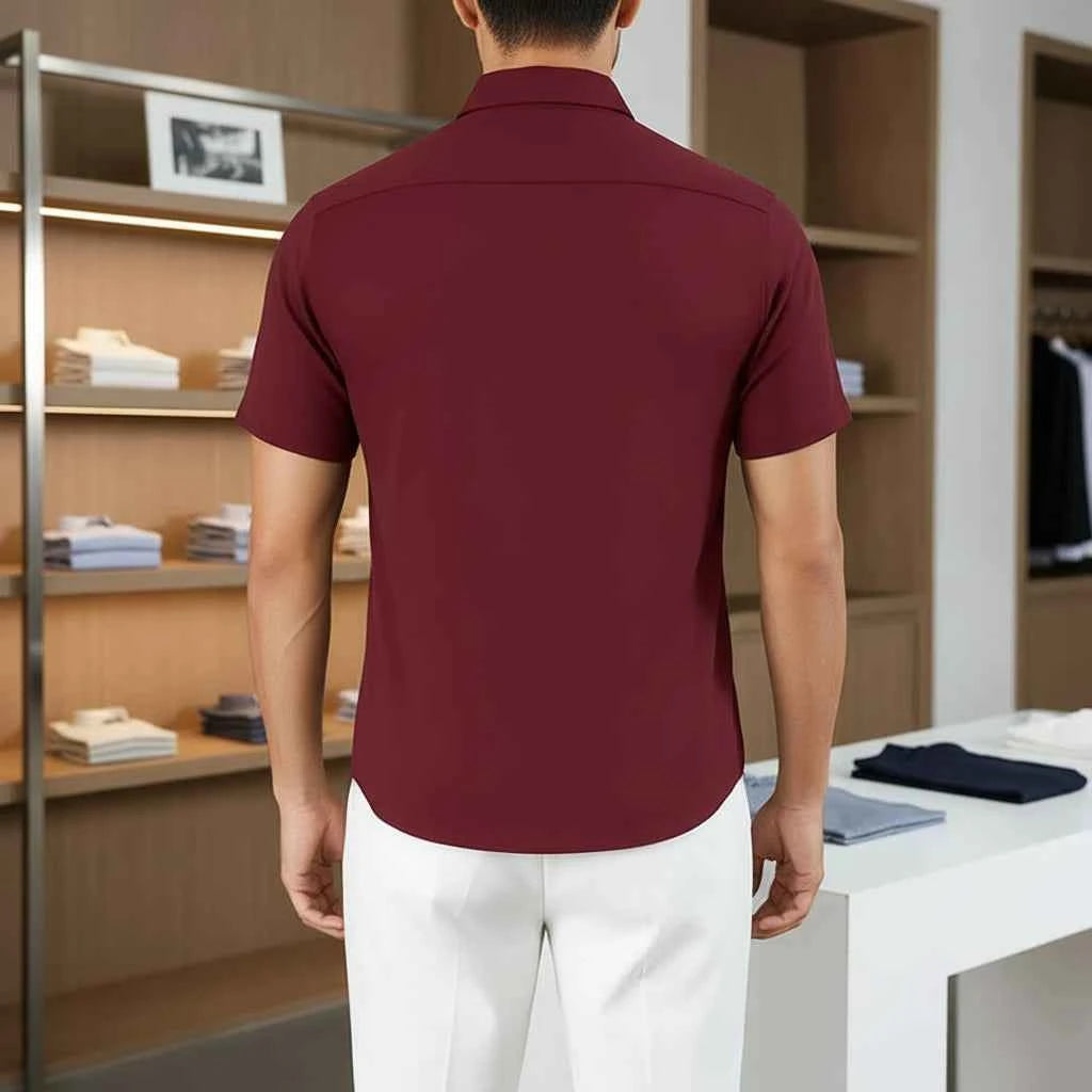 Men's Premium Business Casual Short Sleeve Shirt