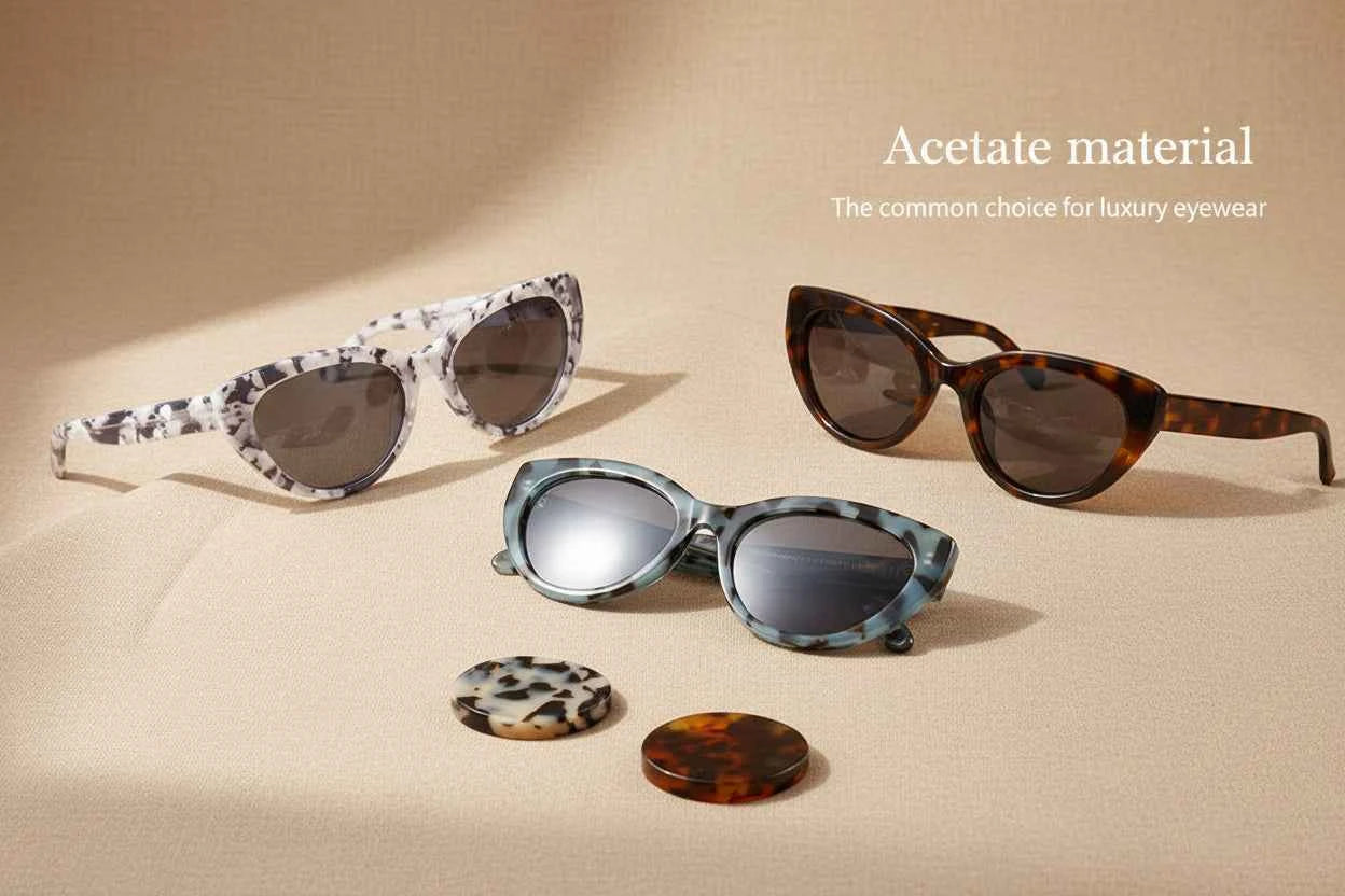 Fashion Cat Eye Polarized Sunglasses - Handmade Acetate UV400 Protection for Women