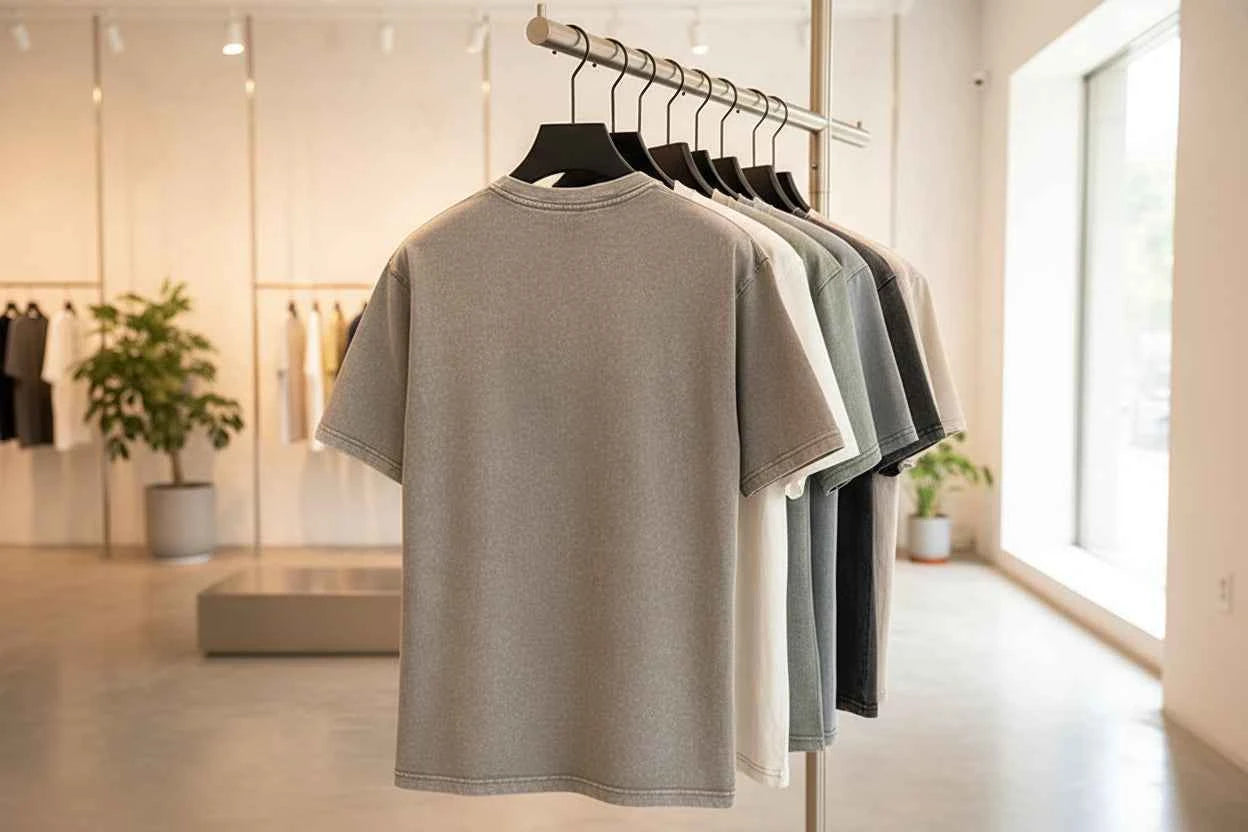 Retro Heavyweight T-Shirt - Vintage Washed Oversized Tee