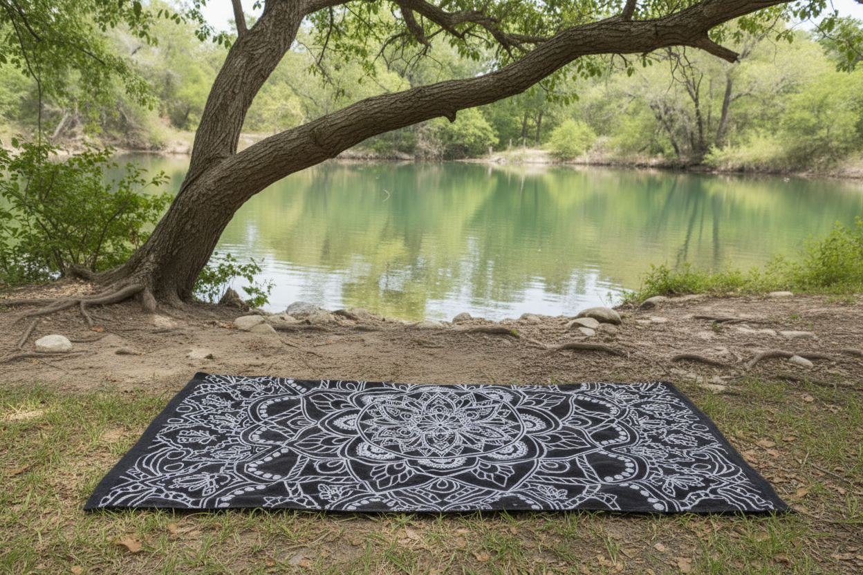Mandala Beach Towel - Microfiber Quick Dry Towel