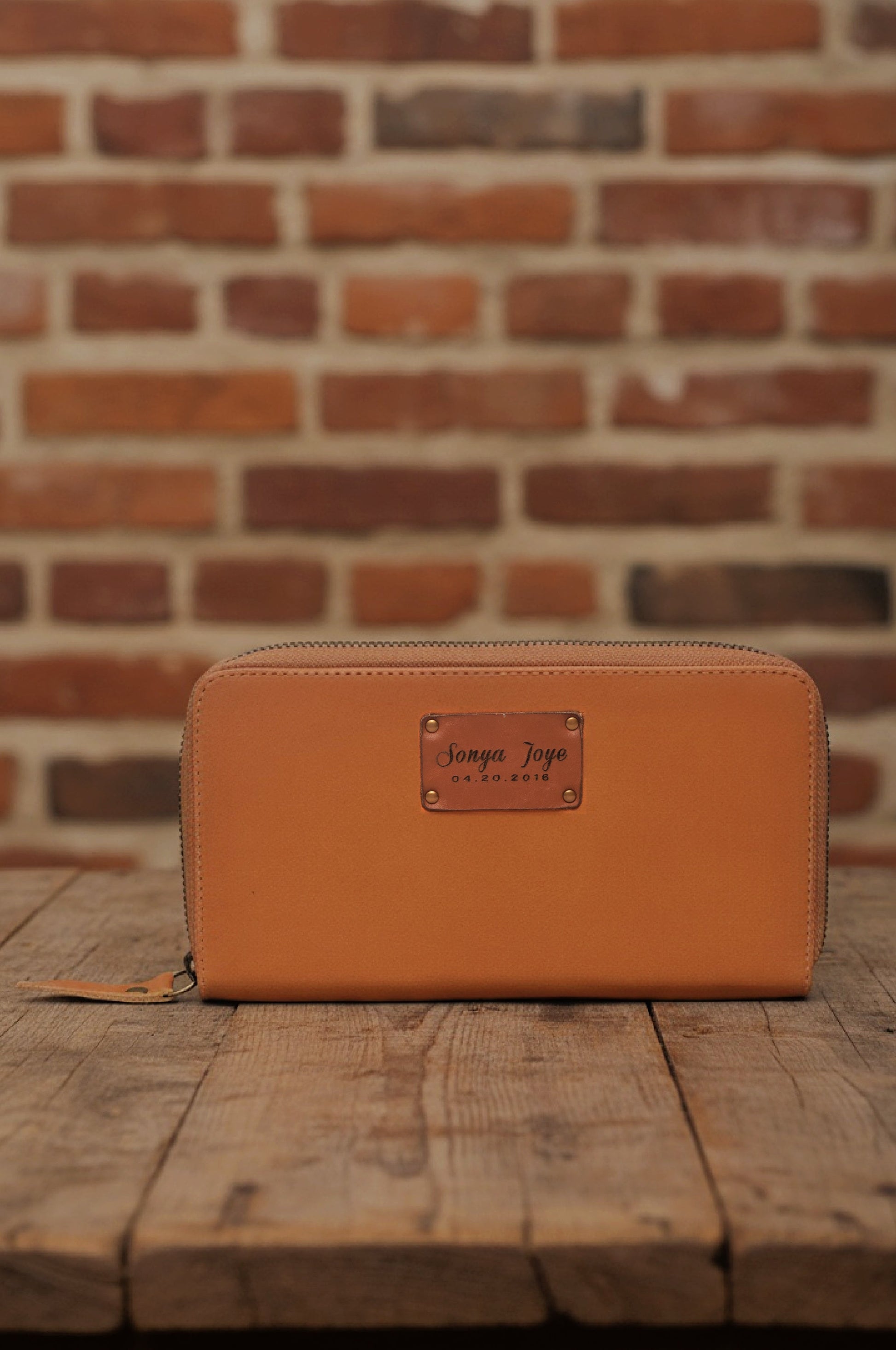 Canyon Personalized Leather Wallet-0