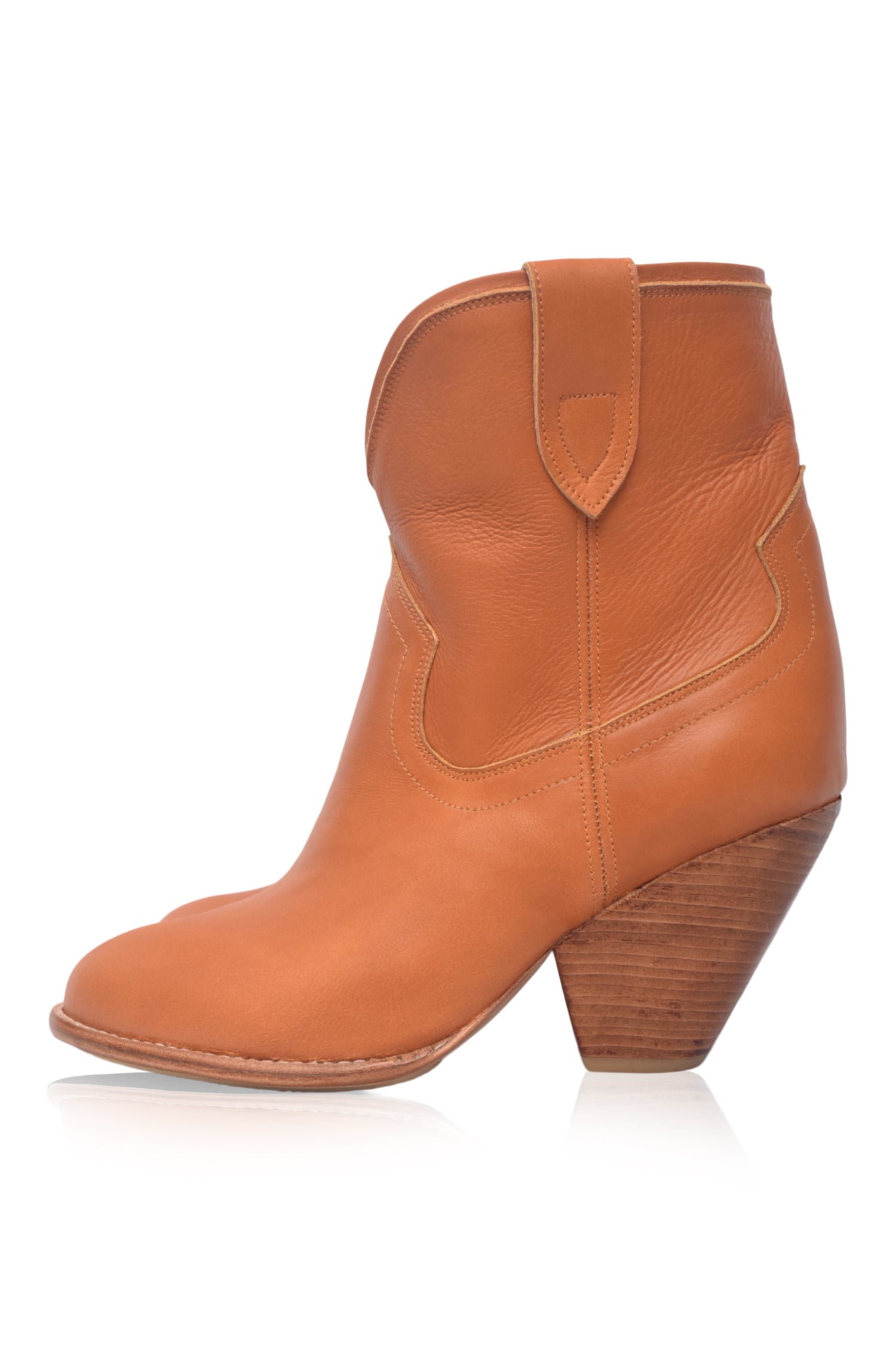 Charro Cowboy Leather Boots-6
