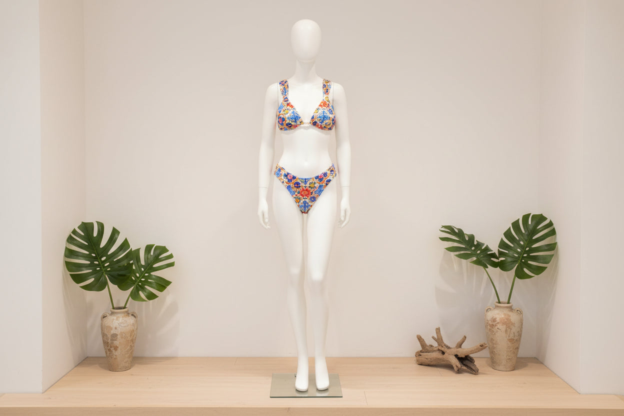 Ruched Bikini Set-La Dolce Vita-0