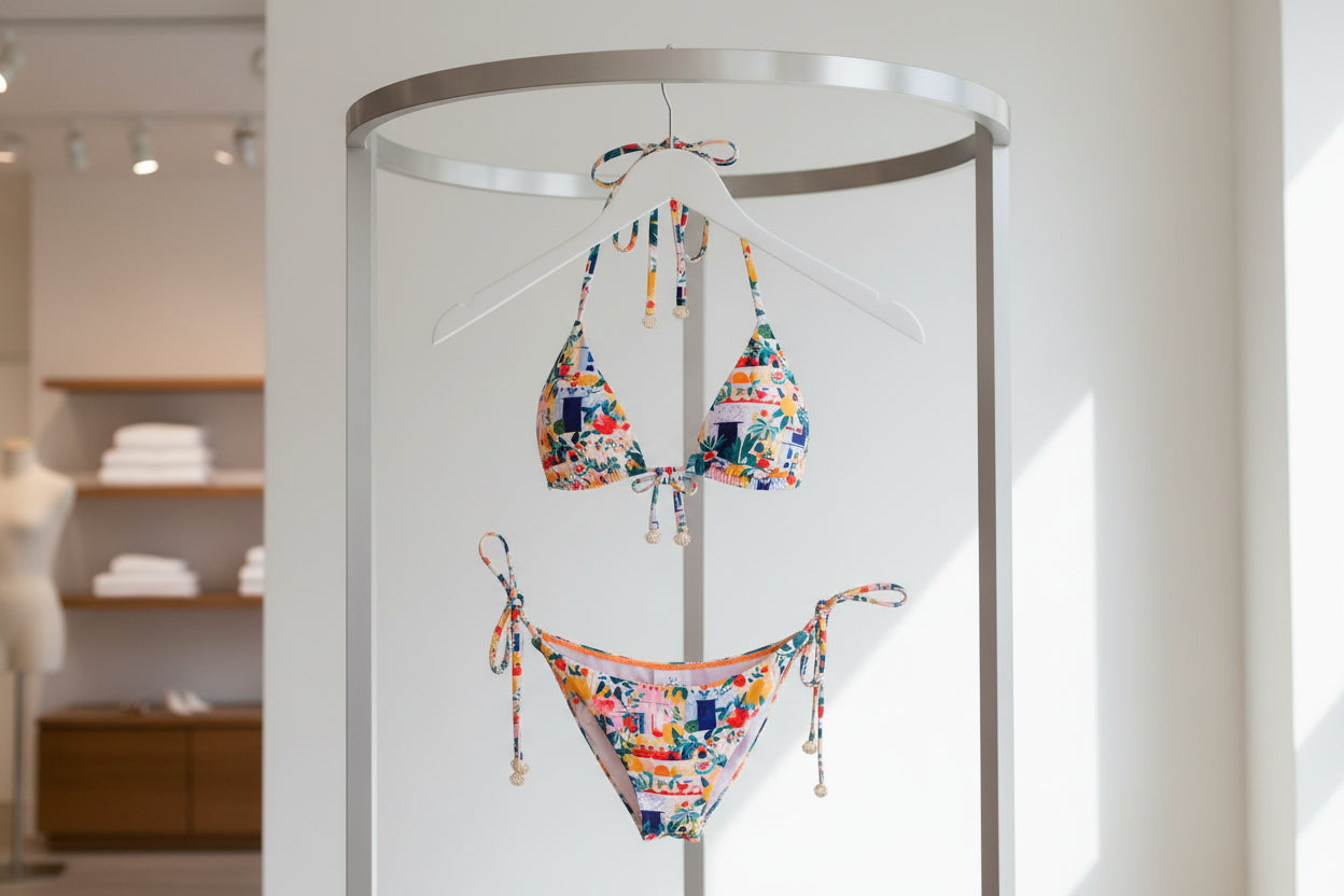 Triangle Bikini Set-Cinque Terre-0