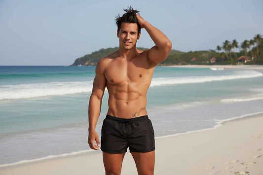 Men's Quick Dry Board Shorts - Summer Swim Trunks Beach Swimwear