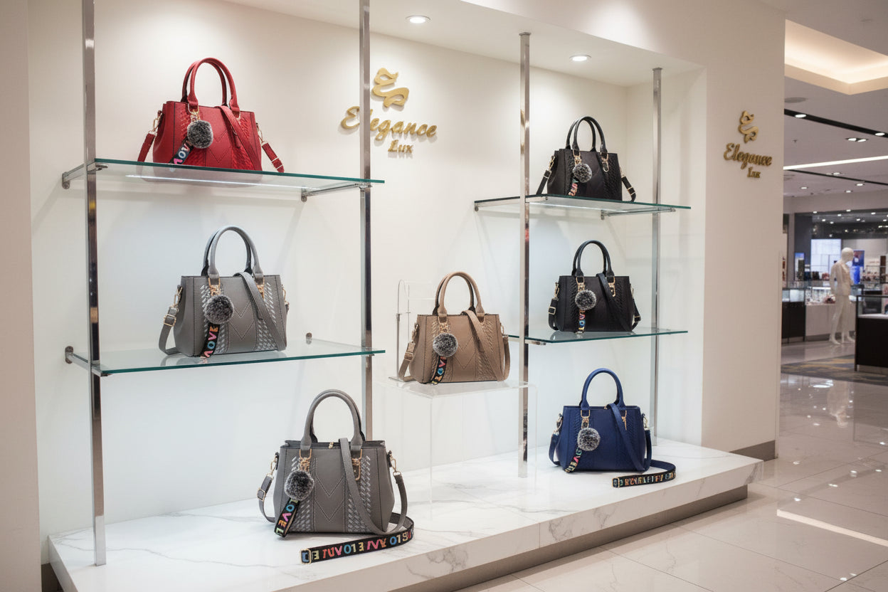 Embroidery Messenger Leather Handbags (overseas product) - Image 5