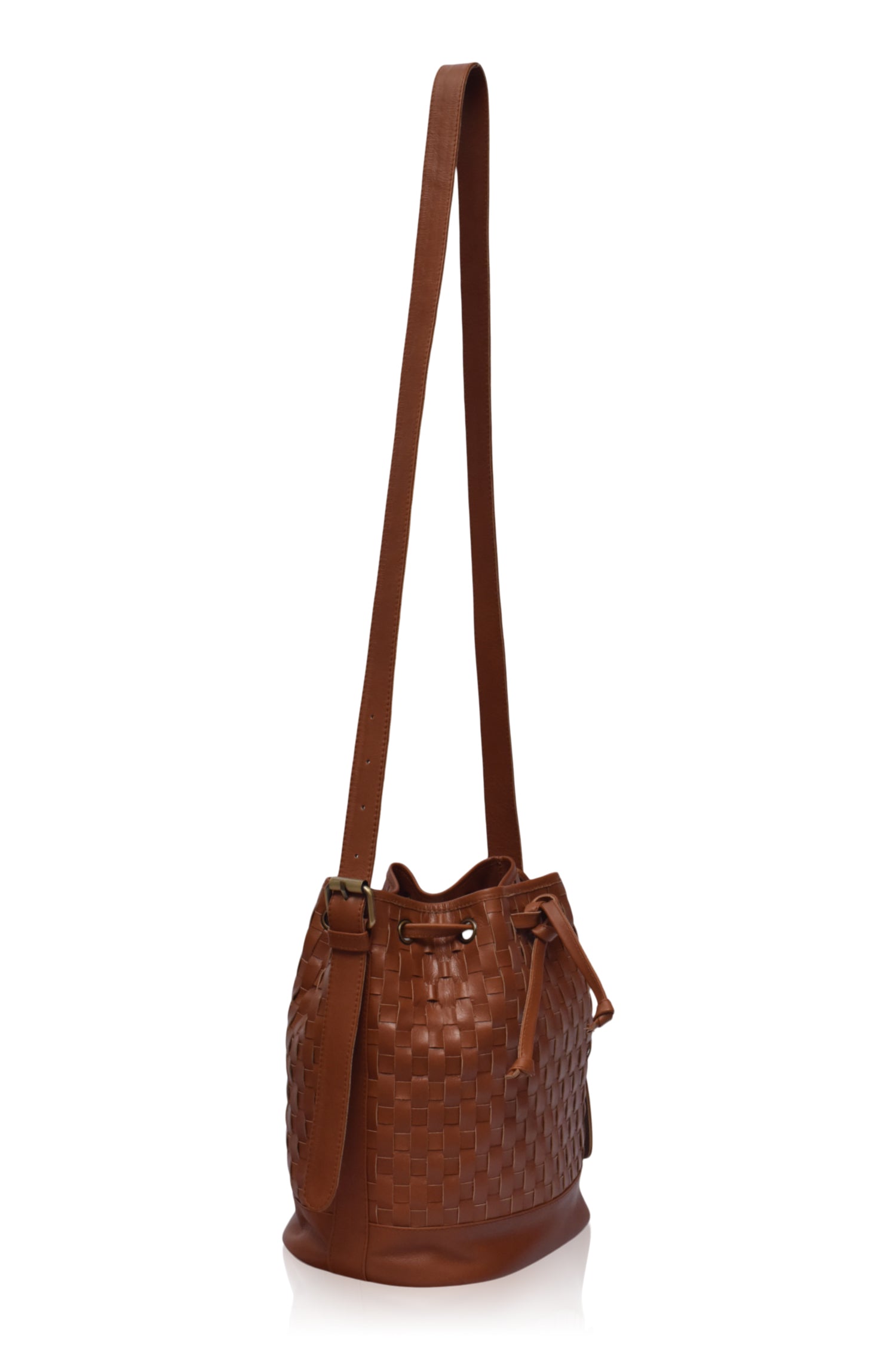 Margo Woven Drawstring Bag-4