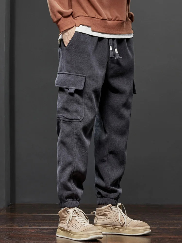 Spring Autumn New Style Elastic Waist Casual Pants - Matt's random items Men's Fashion (Image 6)