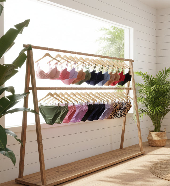 High-Waist Split Bikini Set