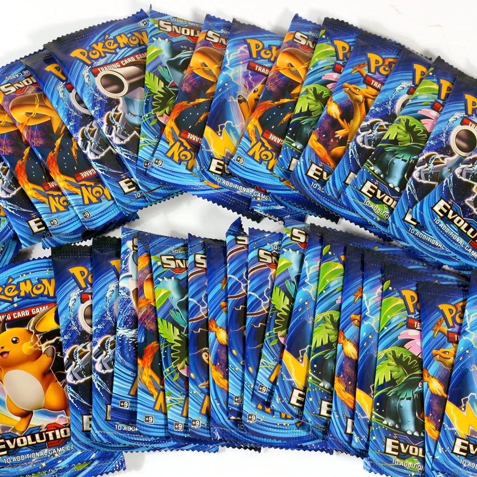 Newest 324Pcs Pokemon Cards Sun & Moon XY Evolutions Pokemon Booster Box Collectible Tradiner Card Game toy for children - Im