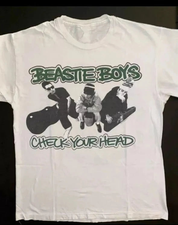 Beastie Boys Shirt Check Your Head White Unisex Shirt (overseas product) - Image 4