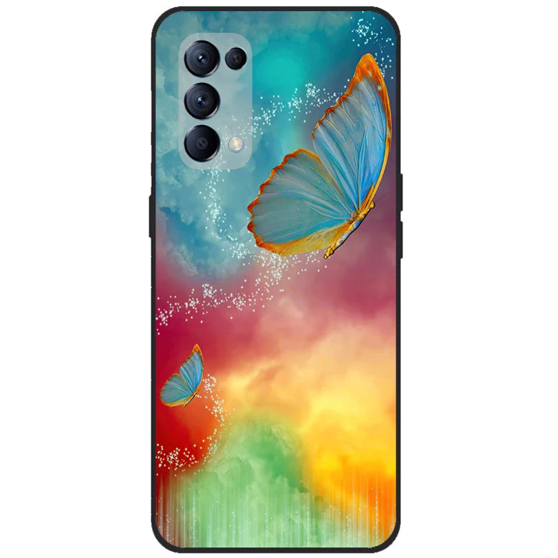 OPPO Reno 5 5G Case Reno5 4G Bumper Silicone TPU Soft Phone Cover For OPPO Reno 5 (overseas product) - Image 3