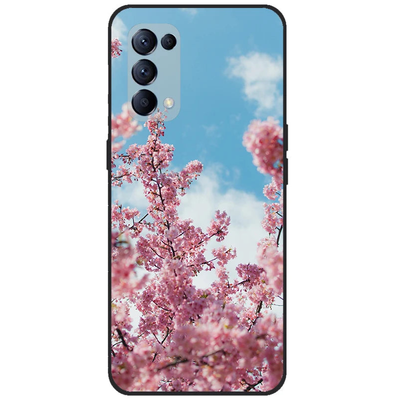 OPPO Reno 5 5G Case Reno5 4G Bumper Silicone TPU Soft Phone Cover For OPPO Reno 5 (overseas product) - Image 45