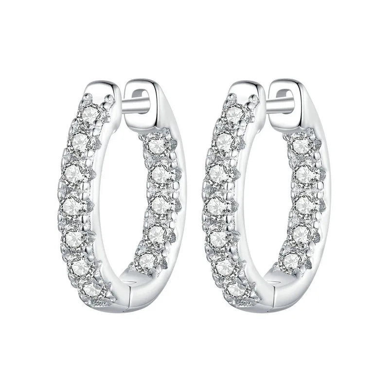 Gold Moissanite Hoop Earrings (overseas product) - Image 25