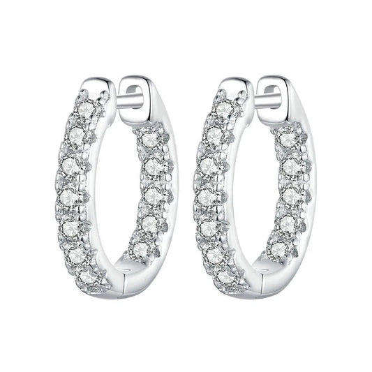 Gold Moissanite Hoop Earrings (overseas product) - Image 25