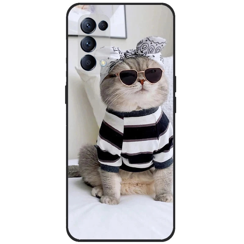 OPPO Reno 5 5G Case Reno5 4G Bumper Silicone TPU Soft Phone Cover For OPPO Reno 5 (overseas product) - Image 57