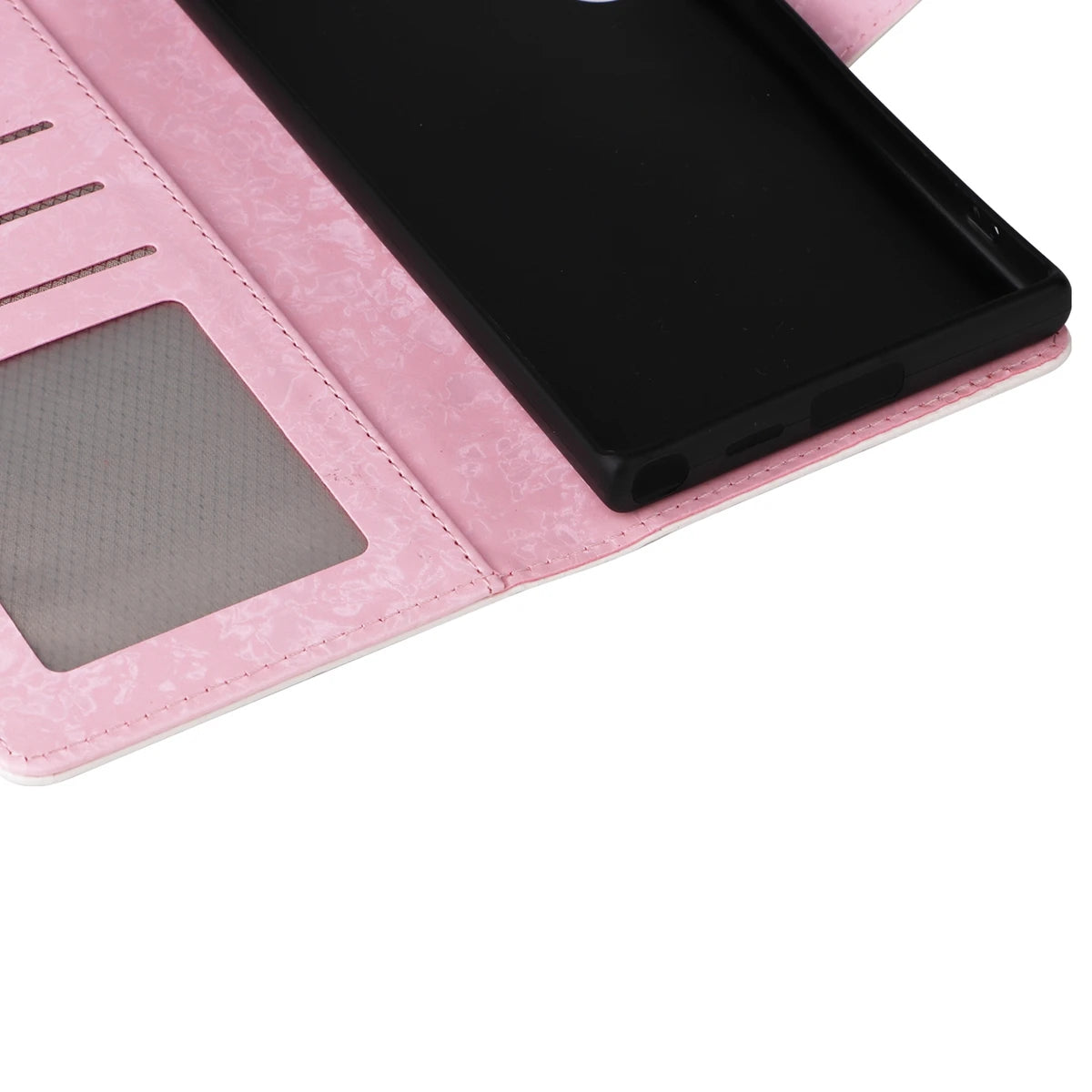 RFID Anti Theft Brush Hot Stamped Floral Wallet Case for Samsung A13 A33 A53 A14 A34 A54 A35 A55 Wristband Leather Flip Cover