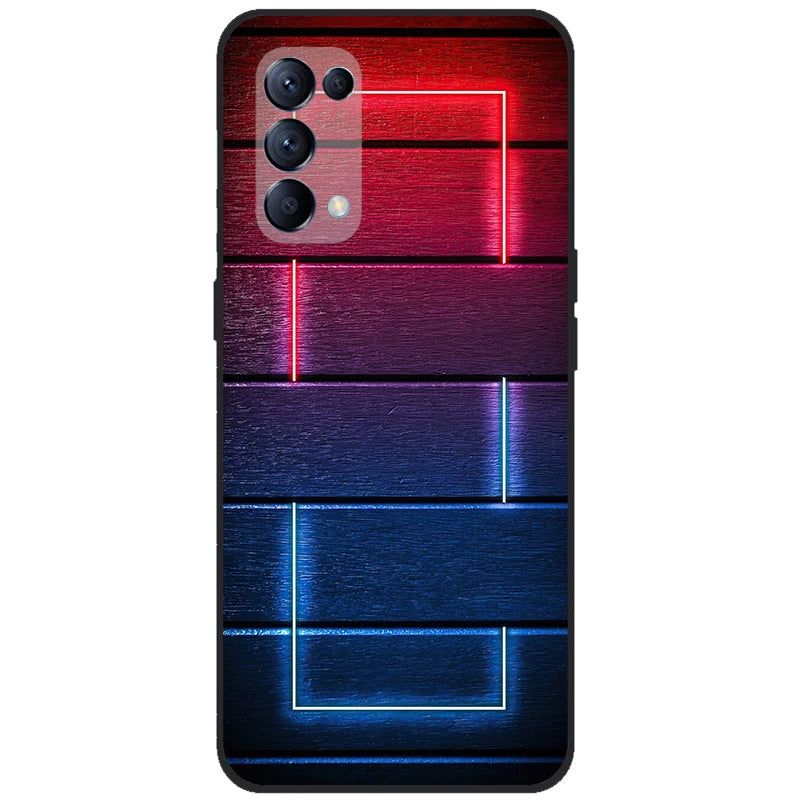 OPPO Reno 5 5G Case Reno5 4G Bumper Silicone TPU Soft Phone Cover For OPPO Reno 5 (overseas product) - Image 4