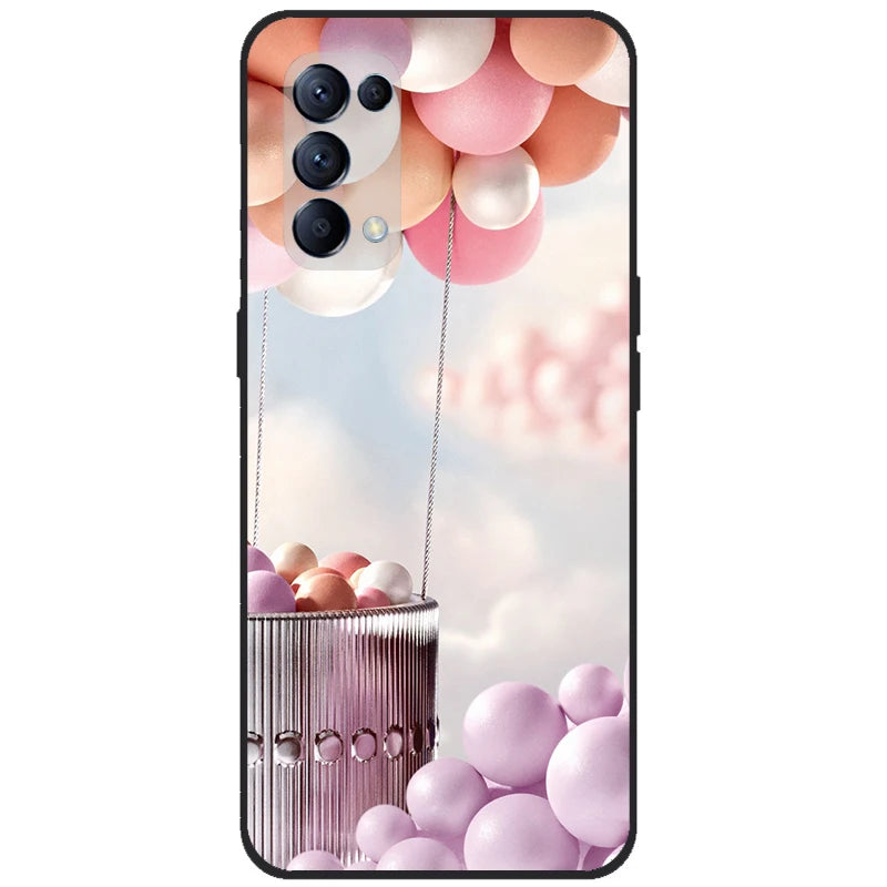 OPPO Reno 5 5G Case Reno5 4G Bumper Silicone TPU Soft Phone Cover For OPPO Reno 5 (overseas product) - Image 51