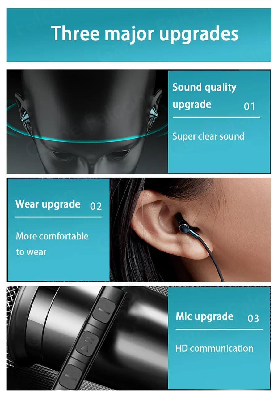 USB Type C Headphone HiFi Bass Stereo Volume Control Mic 3.5mm Wired Earbuds For Galaxy S24 S23 S22 S21 Ultra iPhone 15 Pro M