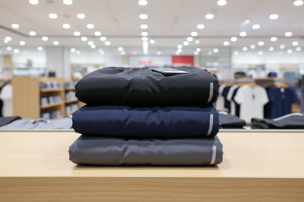 Men's Athletic Sports Shorts - Breathable Elastic Waist Training Shorts