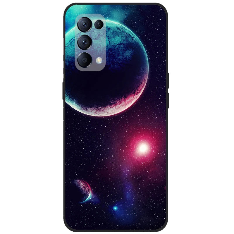 OPPO Reno 5 5G Case Reno5 4G Bumper Silicone TPU Soft Phone Cover For OPPO Reno 5 (overseas product) - Image 29