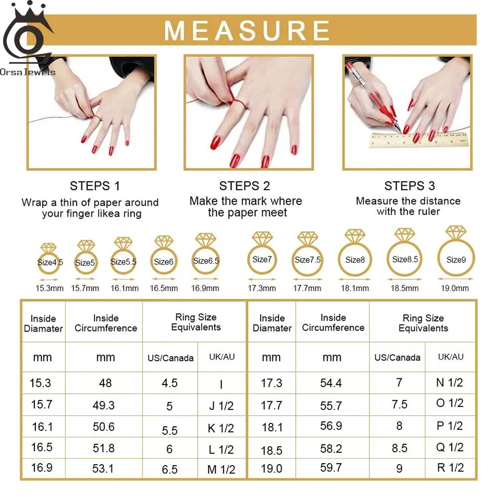 ORSA JEWELS 100% 925 Silver Sparkling 3mm Sequin Rings (overseas product) - Image 3