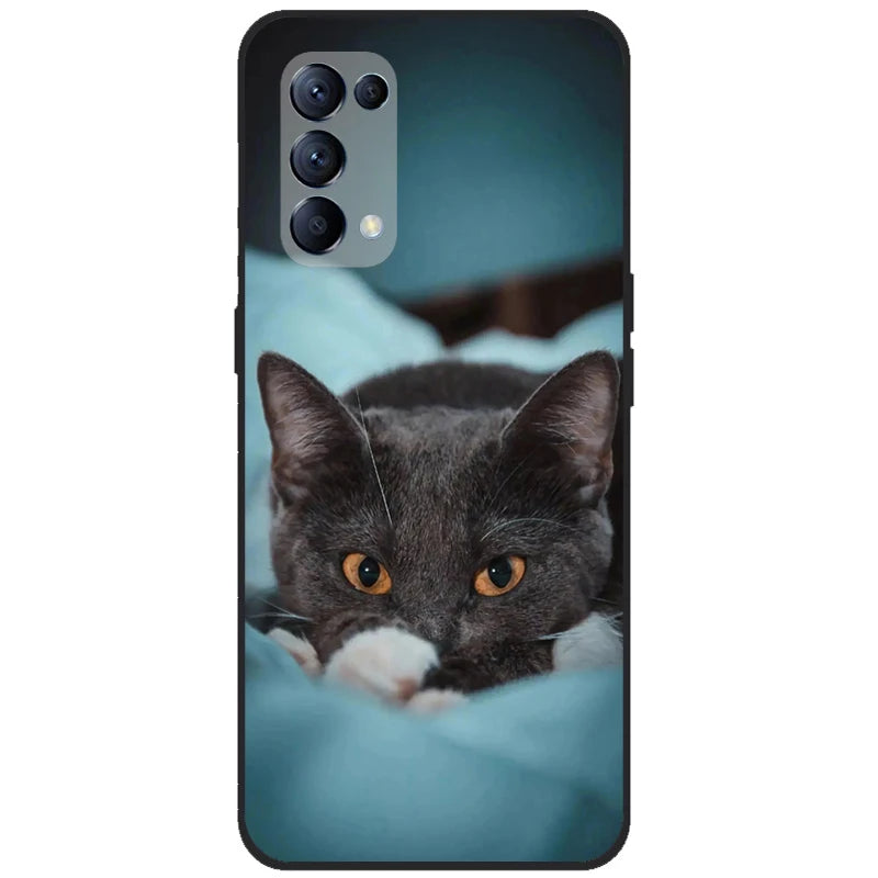 OPPO Reno 5 5G Case Reno5 4G Bumper Silicone TPU Soft Phone Cover For OPPO Reno 5 (overseas product) - Image 18