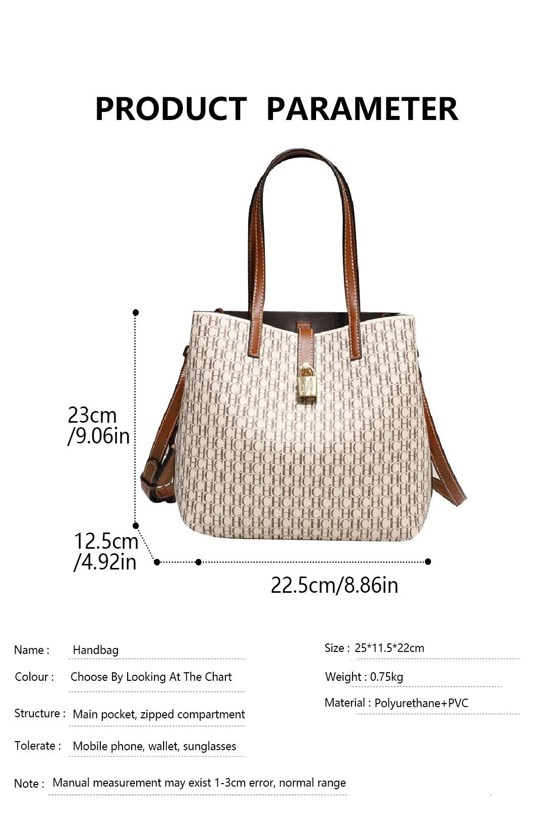 CH Premium Versatile Leather Crossbody Bag (overseas product) - Image 7