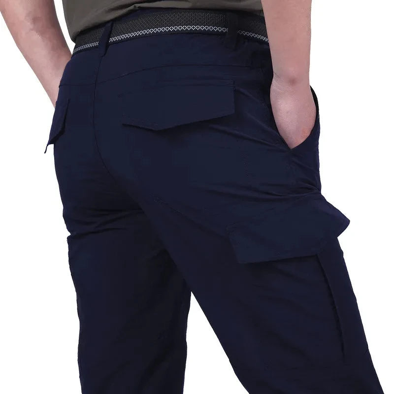 Men's Summer Tactical Cargo Pants Lightweight Casual Waterproof Trousers - Matt's random items Men's Fashion (Image 8)
