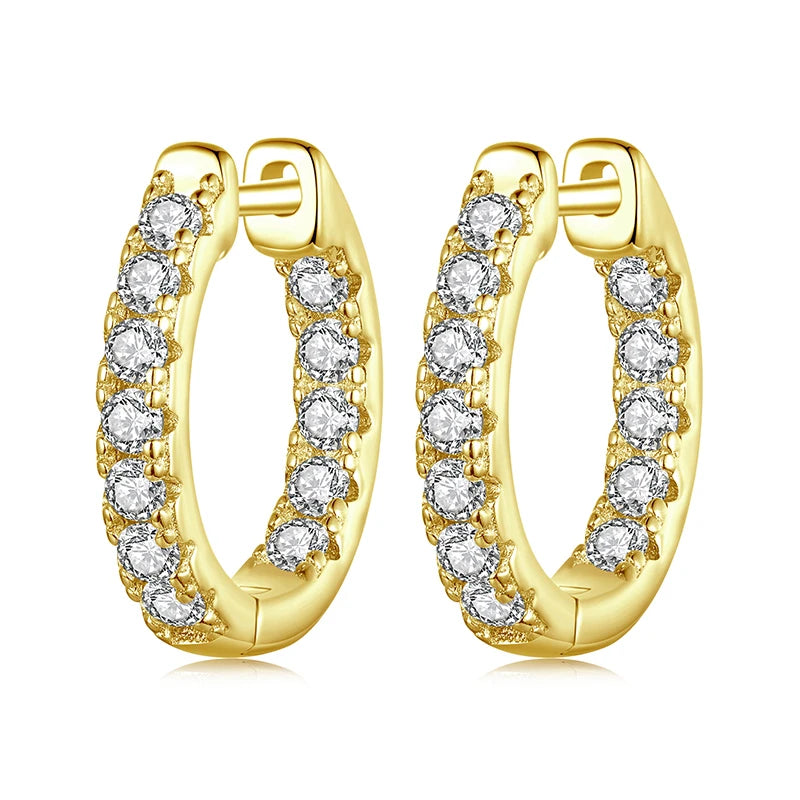 Gold Moissanite Hoop Earrings (overseas product) - Image 24