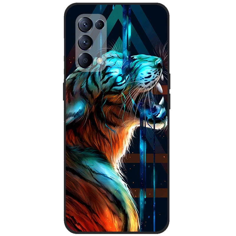 OPPO Reno 5 5G Case Reno5 4G Bumper Silicone TPU Soft Phone Cover For OPPO Reno 5 (overseas product) - Image 46