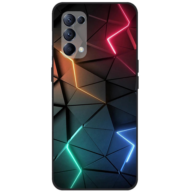 OPPO Reno 5 5G Case Reno5 4G Bumper Silicone TPU Soft Phone Cover For OPPO Reno 5 (overseas product) - Image 31