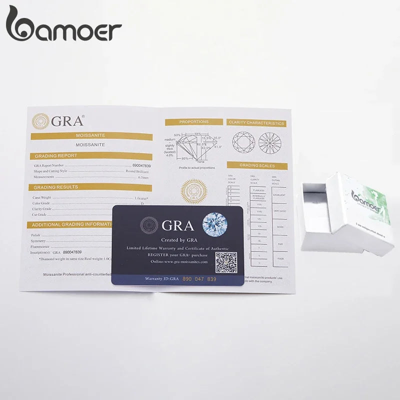 Gold Moissanite Hoop Earrings (overseas product) - Image 6