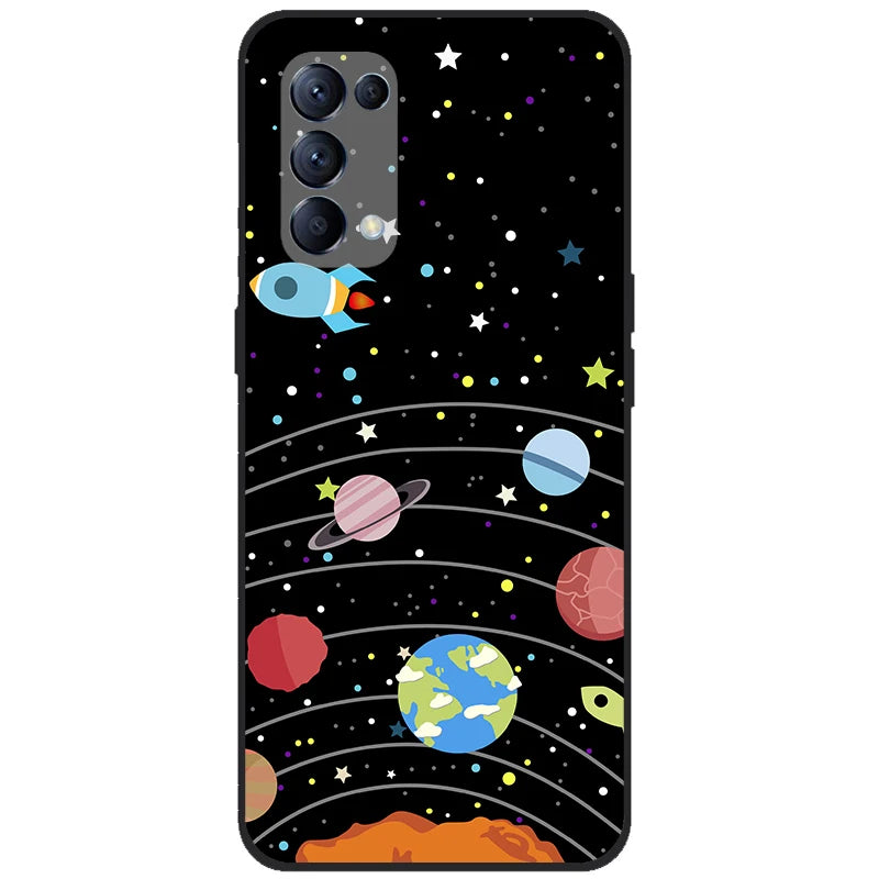 OPPO Reno 5 5G Case Reno5 4G Bumper Silicone TPU Soft Phone Cover For OPPO Reno 5 (overseas product) - Image 27