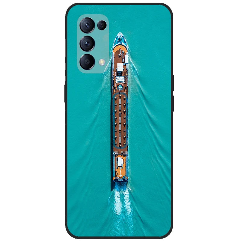 OPPO Reno 5 5G Case Reno5 4G Bumper Silicone TPU Soft Phone Cover For OPPO Reno 5 (overseas product) - Image 53