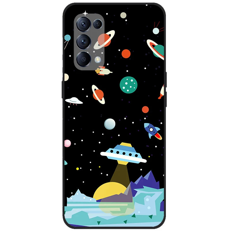 OPPO Reno 5 5G Case Reno5 4G Bumper Silicone TPU Soft Phone Cover For OPPO Reno 5 (overseas product) - Image 28