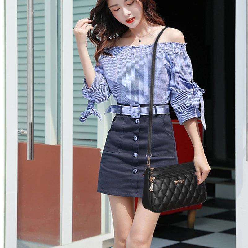 Embroidery Messenger Leather Handbags (overseas product) - Image 26