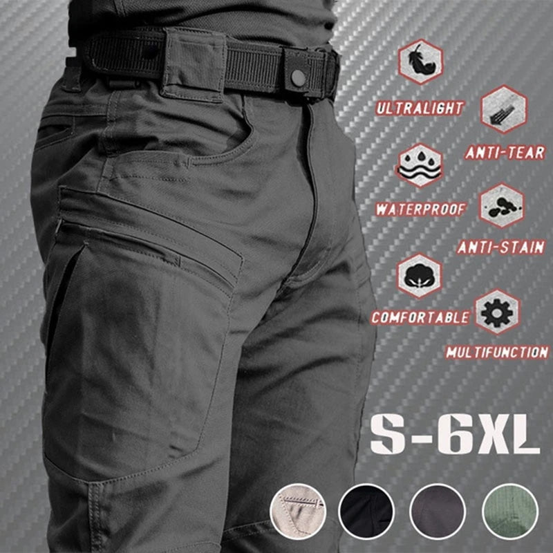 Men's Summer Tactical Cargo Pants Lightweight Casual Waterproof Trousers - Matt's random items Men's Fashion (Image 5)
