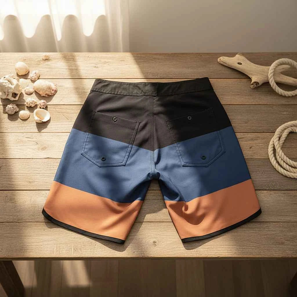 Men's 4-Way Stretch Quick-Dry Board Shorts