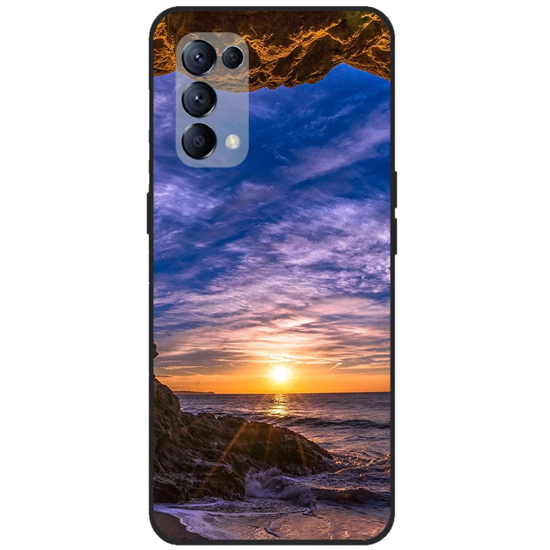 OPPO Reno 5 5G Case Reno5 4G Bumper Silicone TPU Soft Phone Cover For OPPO Reno 5 (overseas product) - Image 13