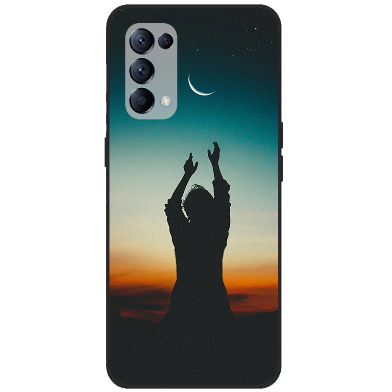 OPPO Reno 5 5G Case Reno5 4G Bumper Silicone TPU Soft Phone Cover For OPPO Reno 5 (overseas product) - Image 2