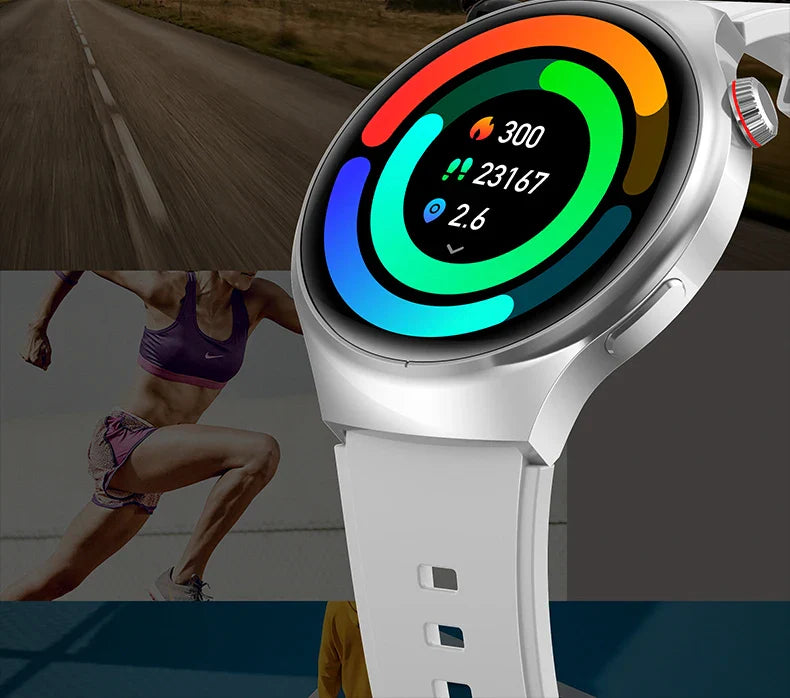 NNEOBA Health Tracker Smart Watch Silver-1