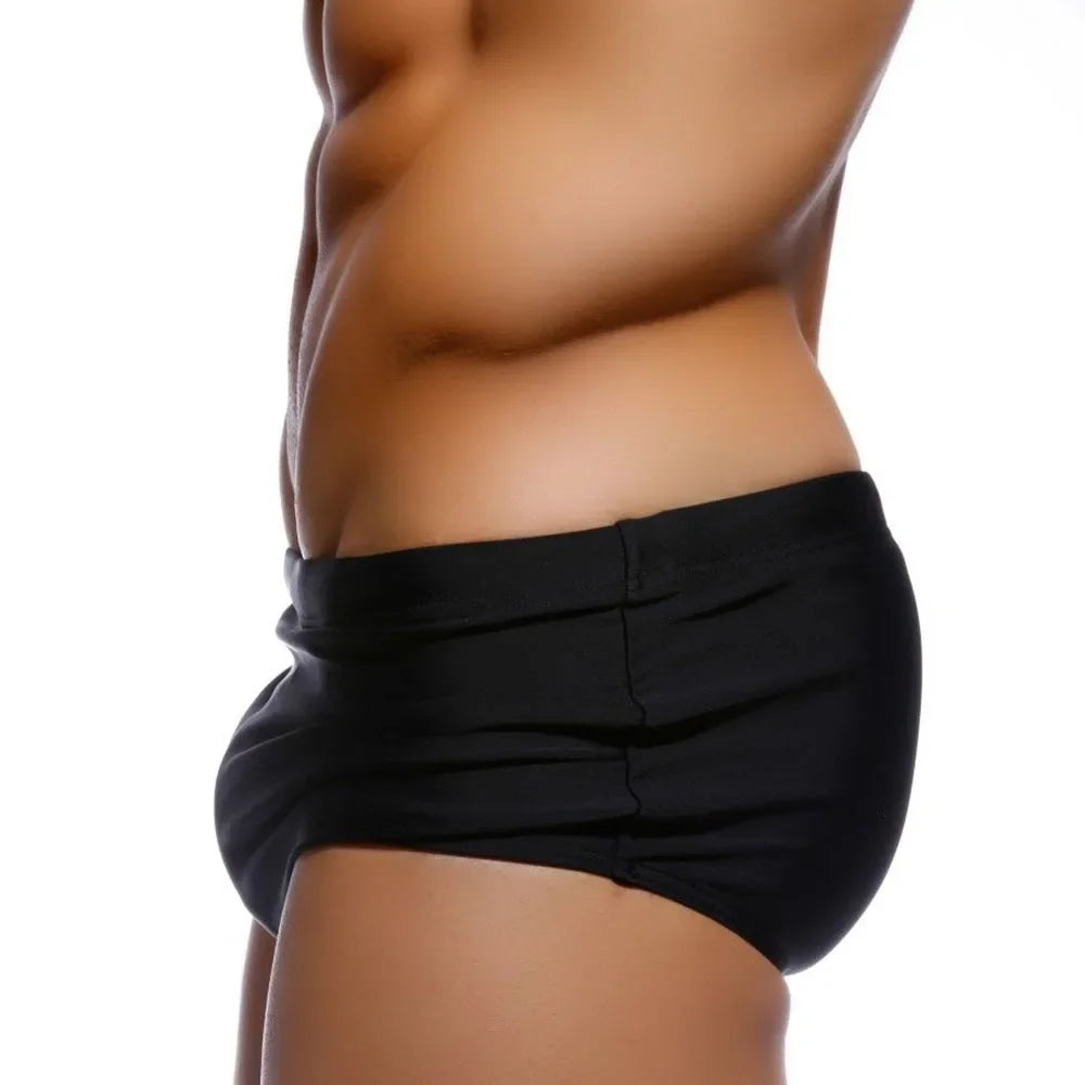 Men's Swim Boxer Briefs - Brazilian Cut Surf Trunks