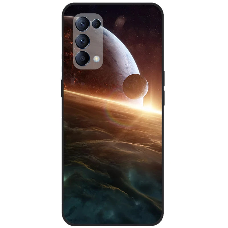 OPPO Reno 5 5G Case Reno5 4G Bumper Silicone TPU Soft Phone Cover For OPPO Reno 5 (overseas product) - Image 32
