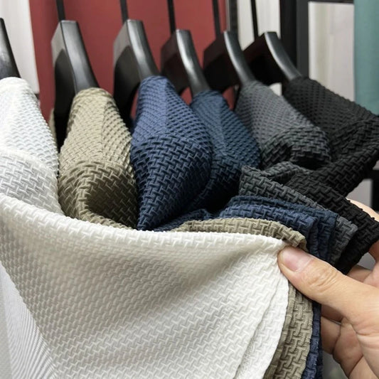 Summer Ice Silk High-End Short Sleeve Tshirt - Image 1