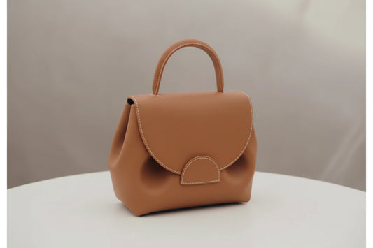 Genuine Leather Crossbody Handbag - Luxury Shoulder Bag