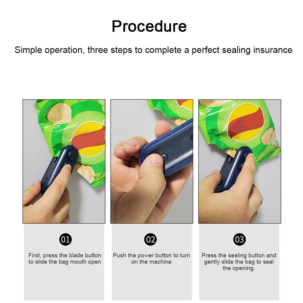 Mini Heat Bag Sealing Machine Rechargeable. - Image 9
