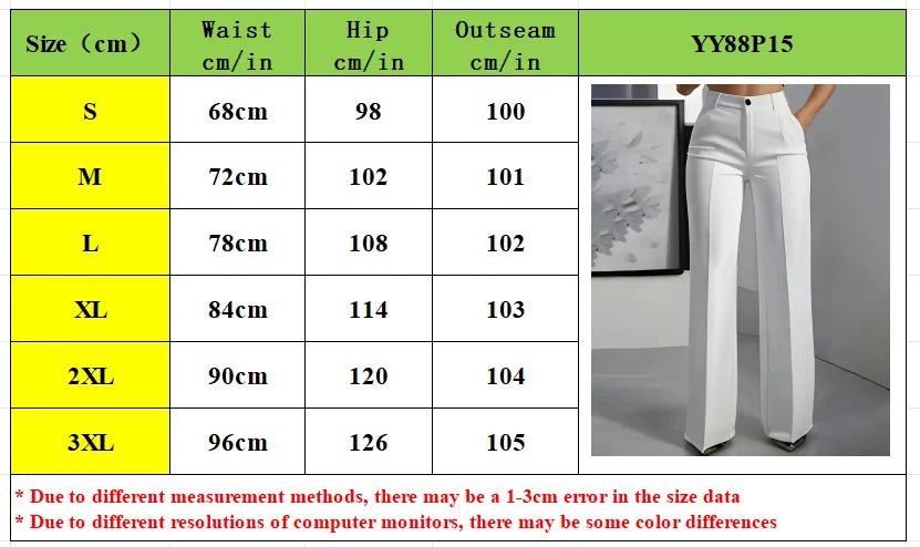 European and American cross-border 2025 new women's high-waisted, draped, straight-cut, simple suit pants for women - Image 4